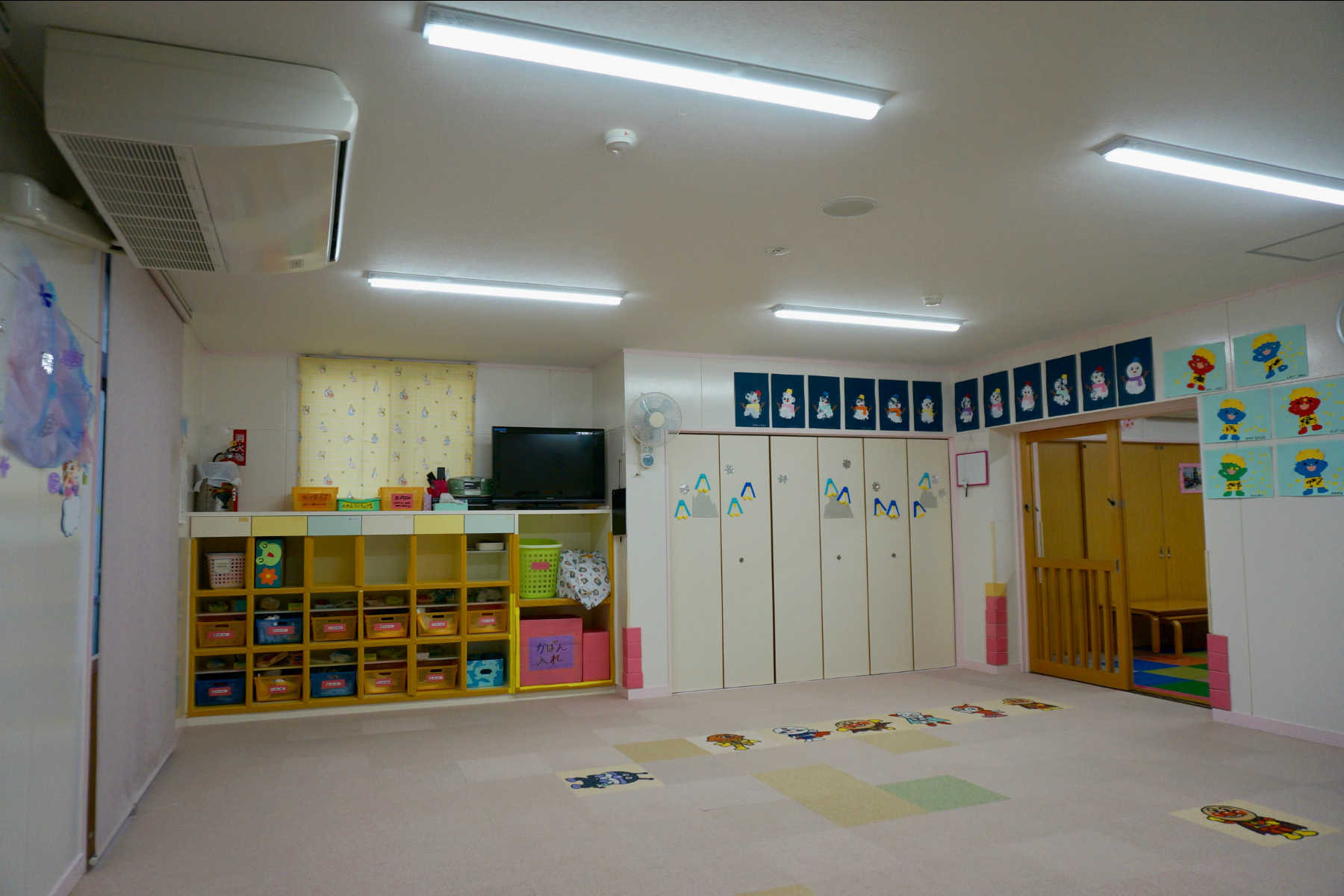 うさぎ組の保育部屋